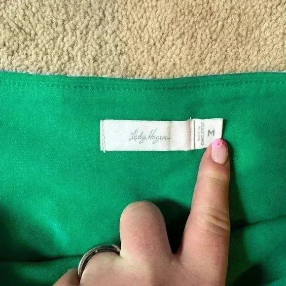 Lady Hagen Women's Tropical Palm Wrap 17'' Golf Skort size medium NWOT - Picture 6 of 9